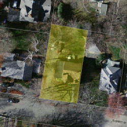 51 Everett St, Newton MA 02459-1926 aerial view