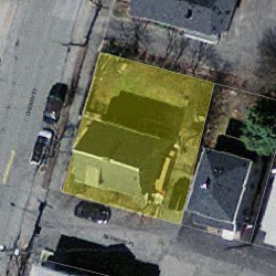 332 Cherry St, Newton MA 02465-1642 aerial view