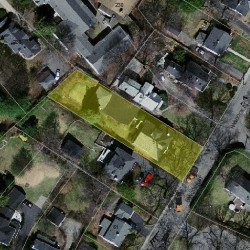 51 Hancock St, Newton MA 02466-2308 aerial view