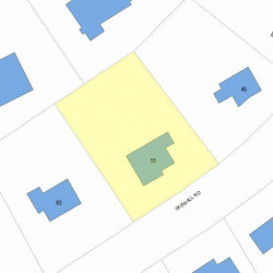 55 Wiswall Rd, Newton MA 02459-3535 plot plan