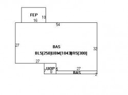 53 Brandeis Rd, Newton MA 02459-2707 floor plan