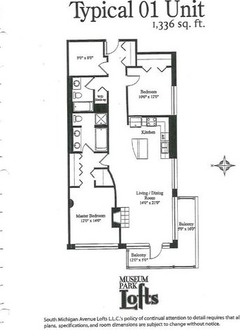 1305 Michigan Ave, Chicago IL  60605-3284 exterior