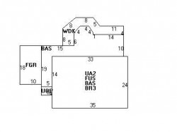 80 Hillside Ave, Newton MA  02465-2544 floor plan