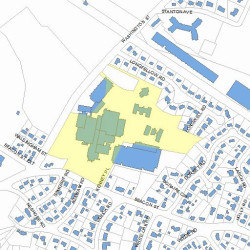 2000 Washington St, Newton MA 02462-1650 plot plan