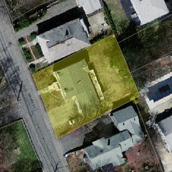 34 Cross St, Newton MA 02465-2102 aerial view