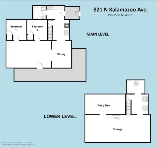 821 Kalamazoo St, Paw Paw MI 49079-1106 exterior