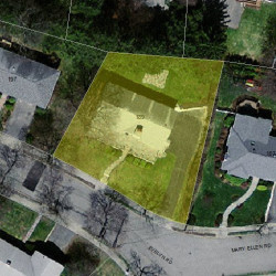 189 Evelyn Rd, Newton MA 02468-1022 aerial view