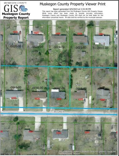 1350 Becker Rd, Meskegon MI 49445-1516 exterior