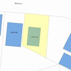 1102 Beacon St, Newton MA 02461-1102 plot plan