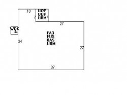 66 Cloverdale Rd, Newton MA  02461-1811 floor plan