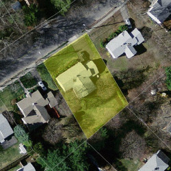 56 Wiswall Rd, Newton MA 02459-3511 aerial view