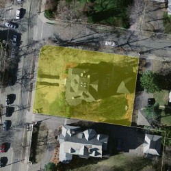 1032 Centre St, Newton MA 02459-1642 aerial view