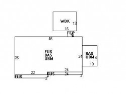 55 Colgate Rd, Newton MA  02462-1304 floor plan