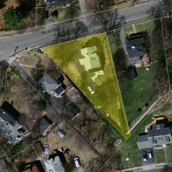 362 Wolcott St, Newton MA  02466-1533 aerial view
