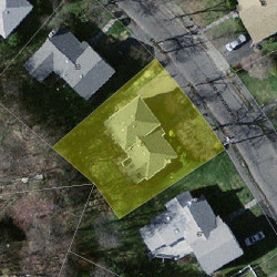 61 Great Meadow Rd, Newton MA 02459-2714 aerial view