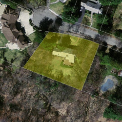 36 Bonnybrook Rd, Newton MA 02468-1001 aerial view