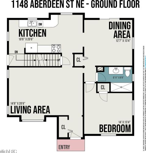 1148 Aberdeen St, Grand Rapids MI 49505-3822 exterior