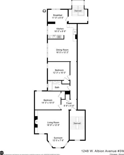 1248 Albion Ave, Chicago IL 60626-4714 exterior