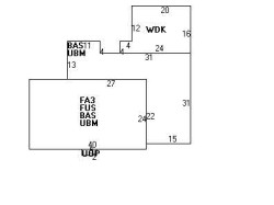 672 Chestnut St, Newton MA  02468-2043 floor plan
