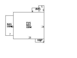 147 Winchester St, Newton MA  02461-2129 floor plan