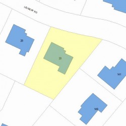 20 Levbert Rd, Newton MA 02459-3063 plot plan