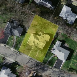 29 Levbert Rd, Newton MA  02459-3008 aerial view