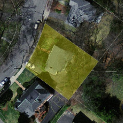 250 Dorset Rd, Newton MA  02468-1428 aerial view