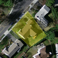 74 Greenwood St, Newton MA 02459-2706 aerial view