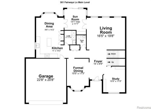 301 Fairways Ln, Lyndon Twp MI 48118-2130 exterior