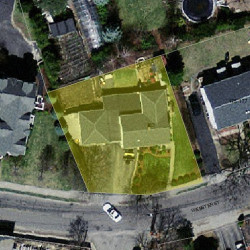 183 Webster St, Newton MA 02465-1823 aerial view