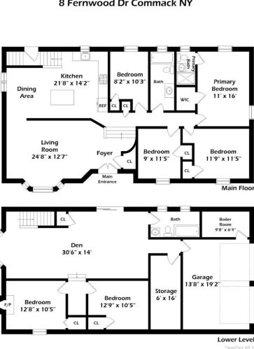 8 Fernwood Dr, Commack NY  11725-4714 exterior