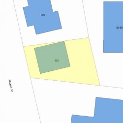 850 Walnut St, Newton MA  02459-1756 plot plan
