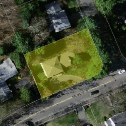 436 Brookline St, Newton MA 02459-3146 aerial view