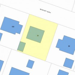 94 Randlett Park, Newton MA 02465-1719 plot plan