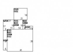 269 Franklin St, Newton MA  02458-2302 floor plan