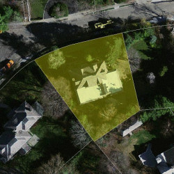 130 Franklin St, Newton MA 02458-2412 aerial view