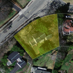 1542 Centre St, Newton MA 02461-1233 aerial view