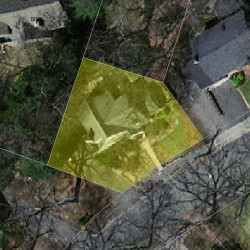 17 Wilde Rd, Newton MA  02468-1324 aerial view