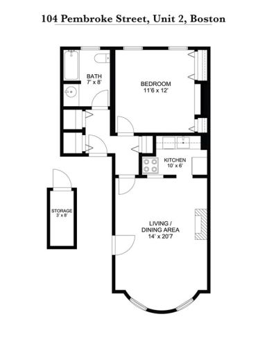 104 Pembroke St, Boston MA  exterior