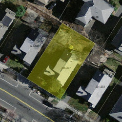 235 Tremont St, Newton MA 02458-2111 aerial view