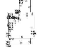 69 Prince St, Newton MA  02465-2610 floor plan