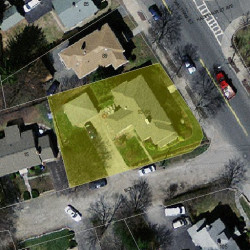 93 Waltham St, Newton MA 02465-1327 aerial view