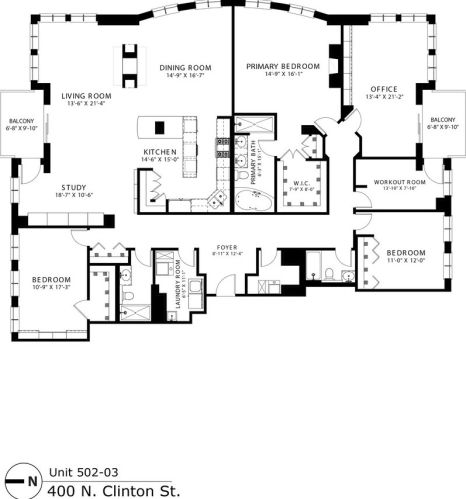 400 Clinton St, Chicago IL 60607-3803 exterior