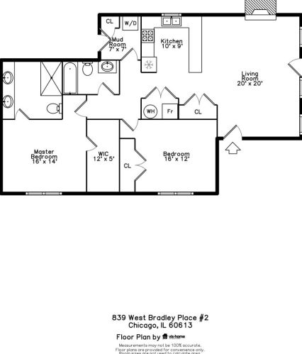 839 Bradley Pl, Chicago IL  60613-5609 exterior