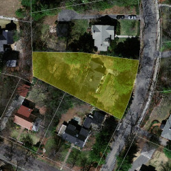 63 Gammons Rd, Newton MA 02468-1215 aerial view