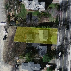 147 Winchester St, Newton MA  02461-2129 aerial view