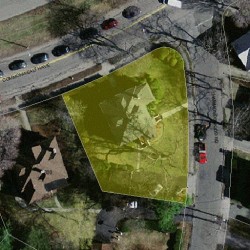 294 Commonwealth Ave, Newton MA 02459 aerial view