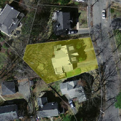 111 Manchester Rd, Newton MA 02461-1132 aerial view