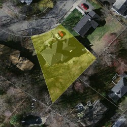 39 Village Cir, Newton MA 02459-3069 aerial view