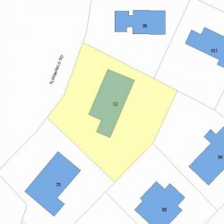 62 Albemarle Rd, Newton MA 02460-1108 plot plan